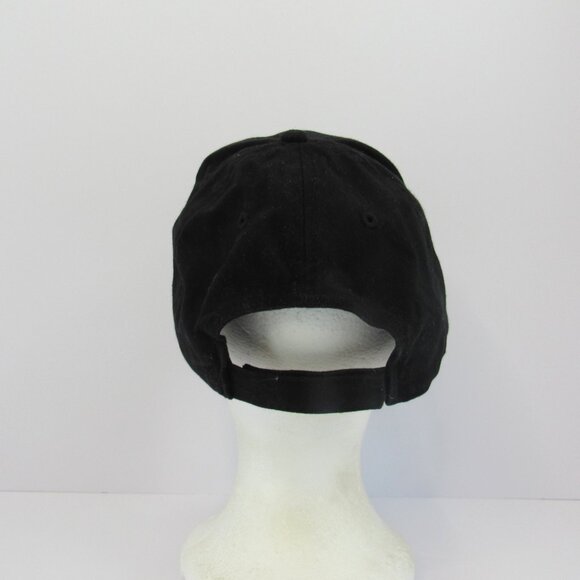 SMT Stone Machine & Tool Embroidered Logo Men's Black Adj Strap Back Cap Hat - Picture 6 of 8